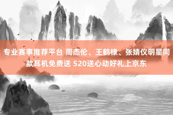 专业赛事推荐平台 周杰伦、王鹤棣、张婧仪明星同款耳机免费送 520送心动好礼上京东